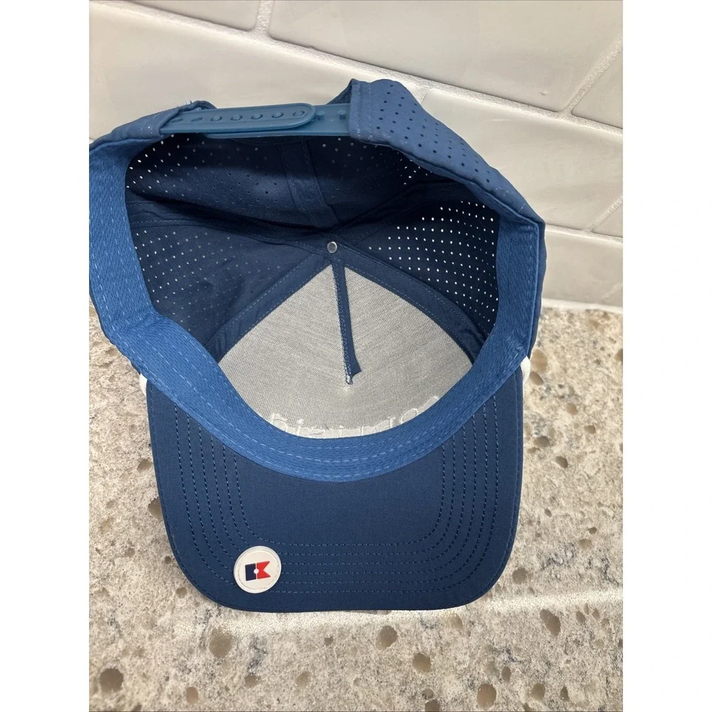 Pickleball Hat Tennis Hat Courtside In Navy Blue w/ Adjustable Size Outdoor